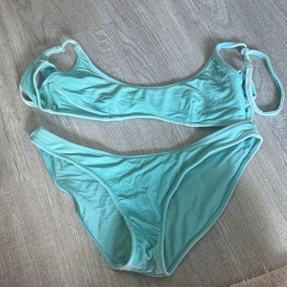 Triangl Swimwear Light Blue Bikini Set